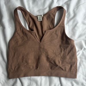 Brown BOZZOLO crop top M/L